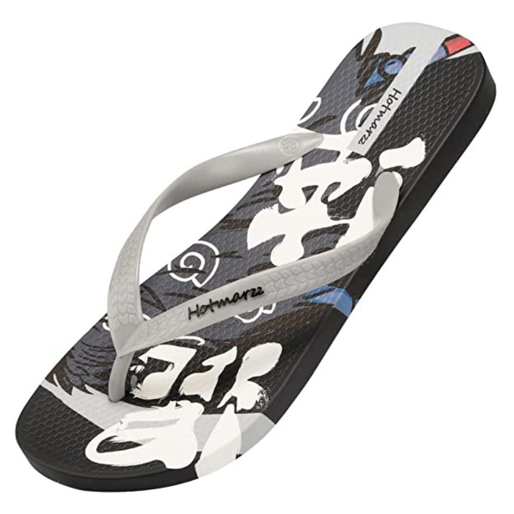 Hotmarzz Men's Flip Flops Patterns and Prints Summer Sandals Beach Slippers